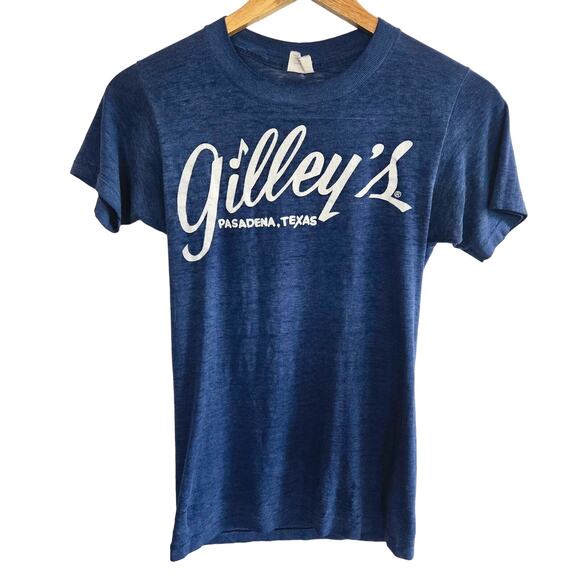 VINTAGE RARE COLLECTABLE MICKEY GILLEYS PASADENA TEXAS T-SHIRT 1980'S - Picture 2 of 7